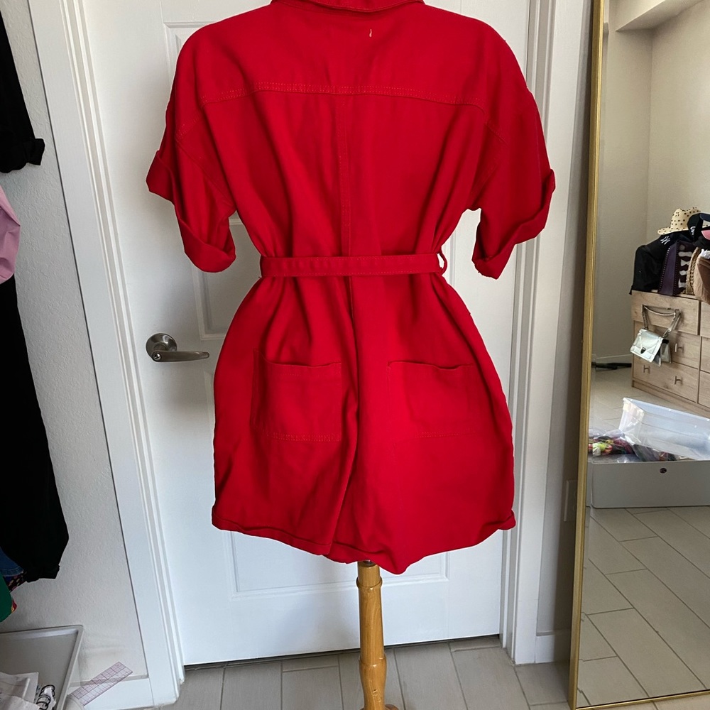 Nastygal Button Up Romper - image 2